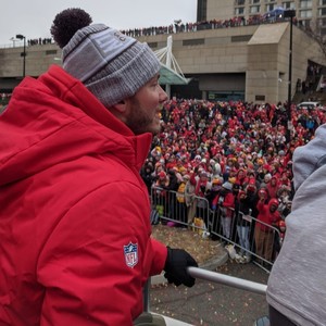 Reynolds Super Bowl parade